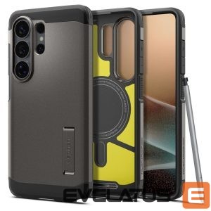 Back panel cover Spigen  Spigen Tough Armor Mag MagSafe Case for Samsung Galaxy S26 Ultra - Gray 