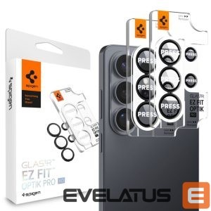 Protective glass Spigen  Spigen Glas.Tr Ez Fit Optik Pro HD Camera Cover 2-pack for Samsung Galaxy S26 Ultra - Black 