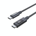 Cable Choetech  Choetech XCC-1068 PD 60W USB-C - USB-C Cable with Display 1.2 m - Black 