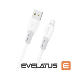 Cable Dudao  Dudao L25SL 30W USB-A - Lightning Cable with Soft Silicone Braid 1m - White 