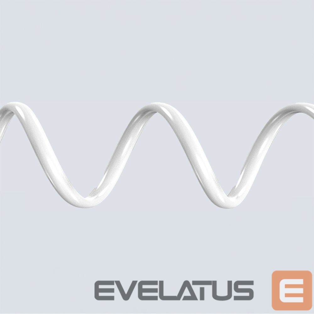 Cable Dudao Dudao L25SX 30W USB-C - Lightning Cable with Soft Silicone Braid 2m - White