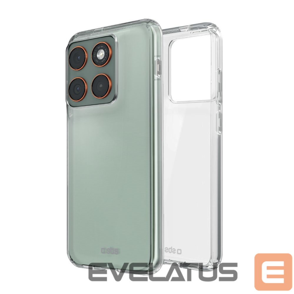 Back panel cover SBS SBS Skinny Cover for Motorola Edge 70 - Transparent