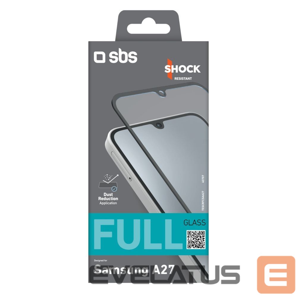 Protective glass SBS SBS Full Cover Tempered Glass for Samsung Galaxy A27