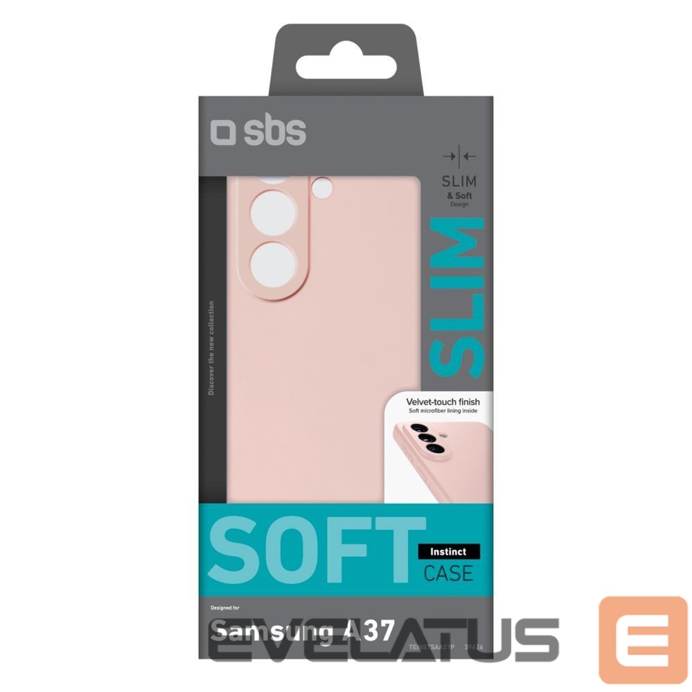 Back panel cover SBS SBS Instinct Case for Samsung Galaxy A37 - Pink