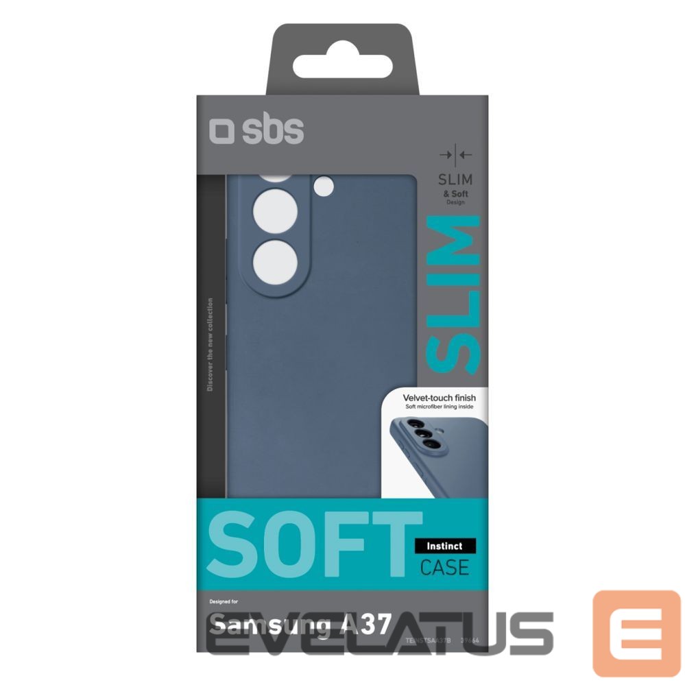 Back panel cover SBS SBS Instinct Case for Samsung Galaxy A37 - Blue