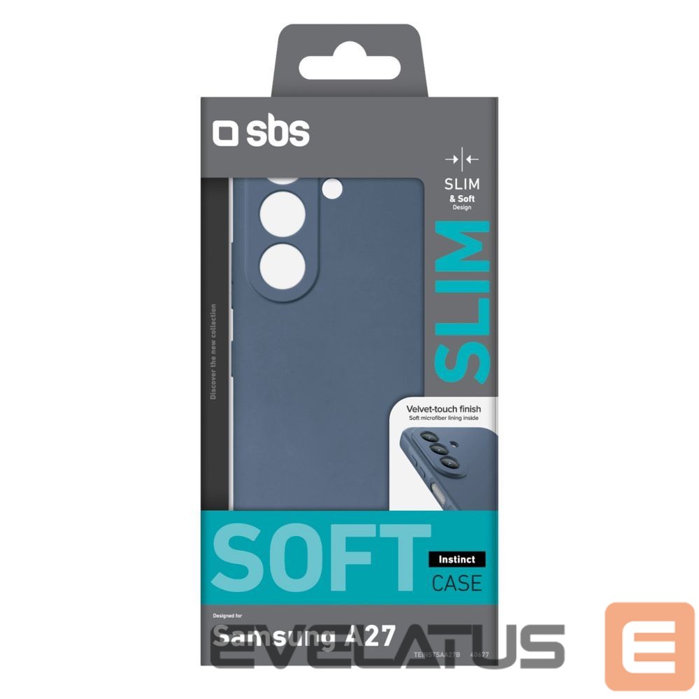 Back panel cover SBS SBS Instinct Case for Samsung Galaxy A27 - Blue