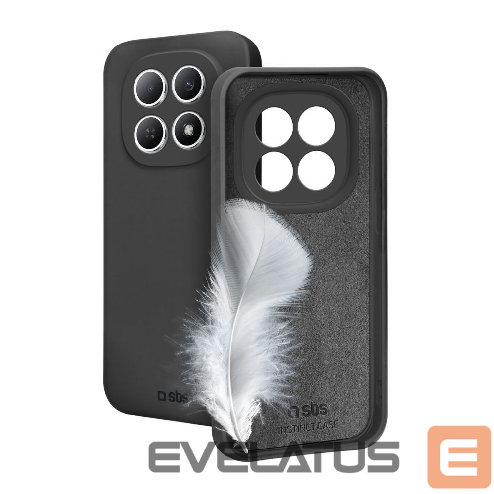 Back panel cover SBS SBS Instinct Case for Xiaomi Redmi Note 15 - Black