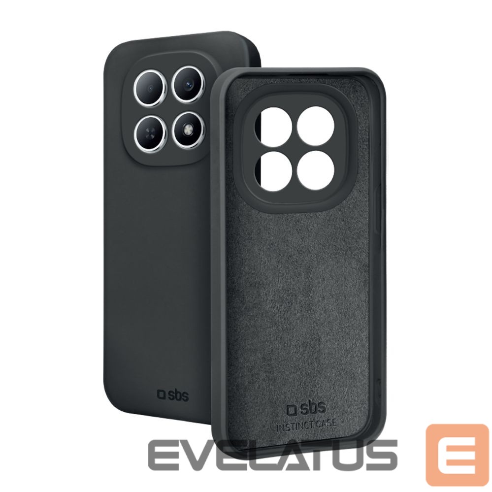 Back panel cover SBS SBS Instinct Case for Xiaomi Redmi Note 15 4G - Black