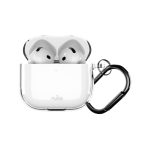 Back panel cover Puro  Puro 0.3 Nude Case for AirPods 4 - Transparent 