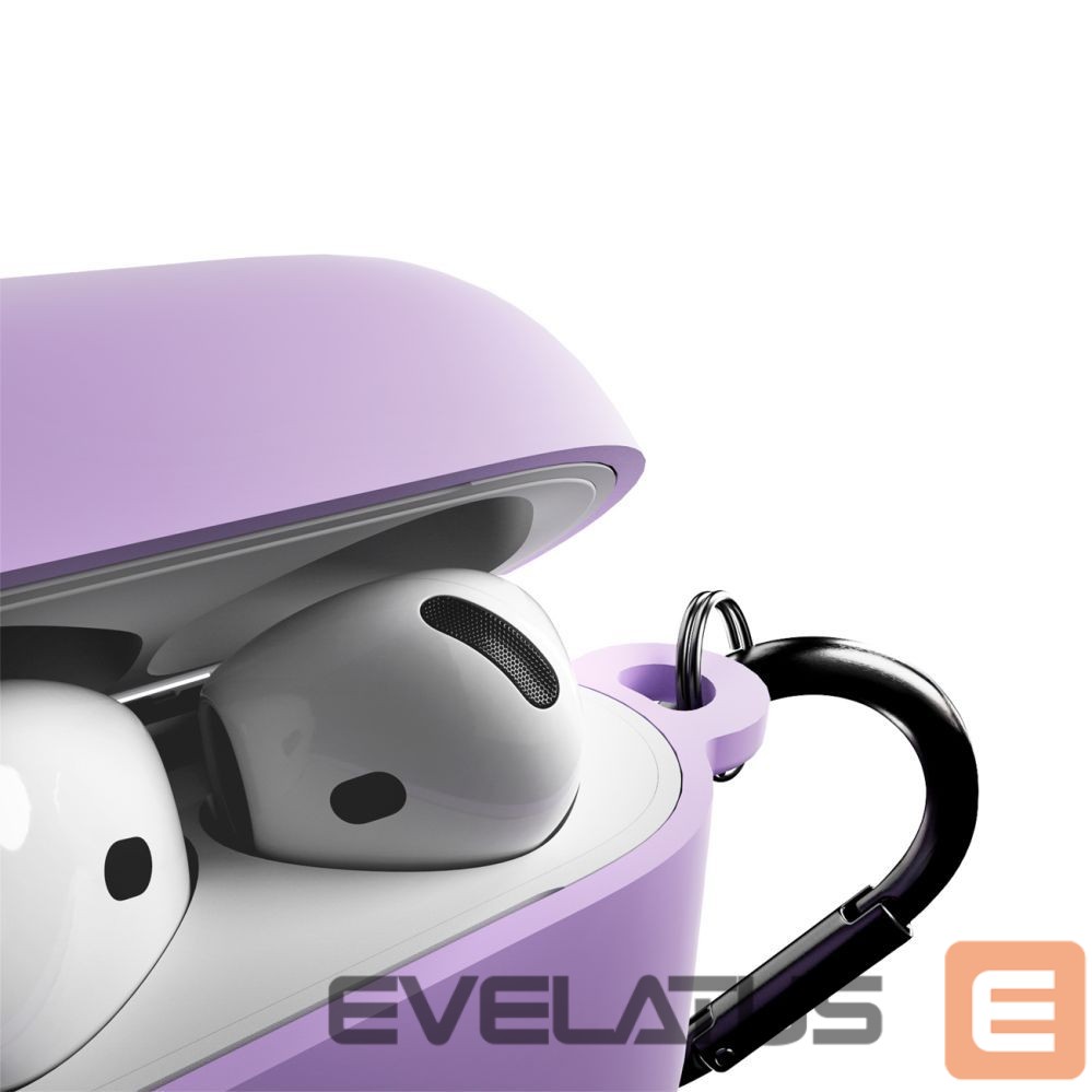 Back panel cover Puro Puro Icon Case for AirPods 4 - Purple