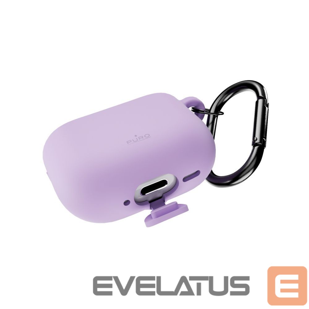 Back panel cover Puro Puro Icon Case for AirPods 4 - Purple
