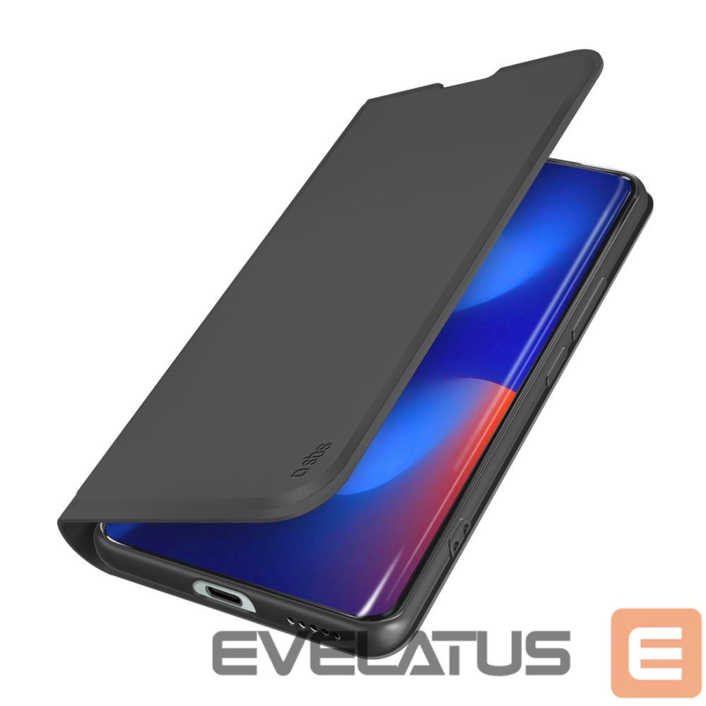 Back panel cover SBS SBS Wallet Smooth Case for Xiaomi Redmi Note 15 with Flip - Black