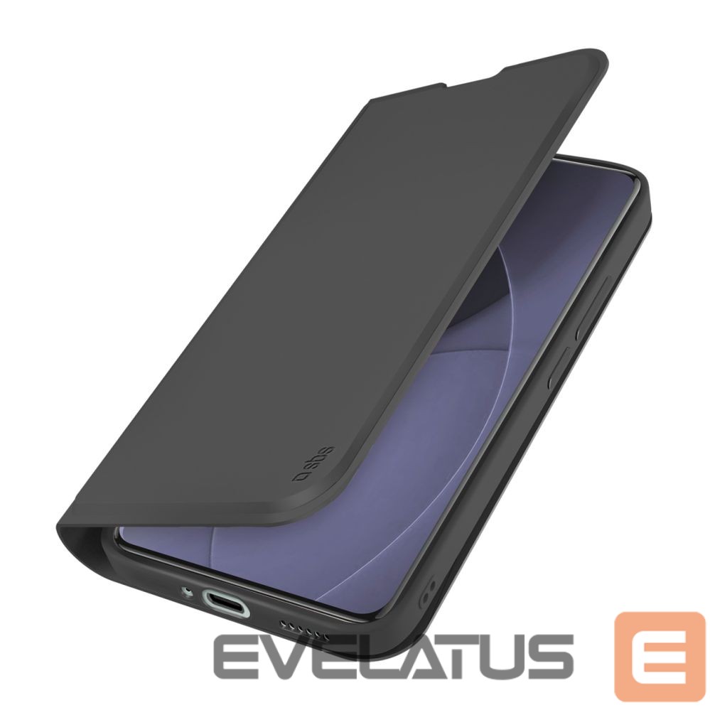 Back panel cover SBS SBS Wallet Smooth Case for Xiaomi Redmi Note 15 Pro+ with Flip - Black