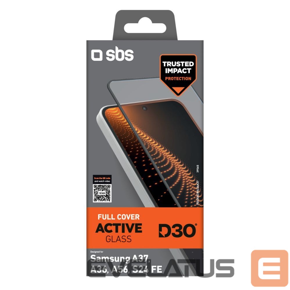 Protective glass SBS SBS D3O Tempered Glass for Samsung Galaxy A37