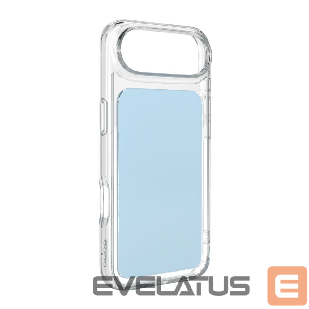 Back panel cover Puro Puro Plate Mag Case for iPhone 17 Air Compatible with MagSafe - Light Blue