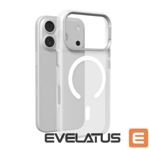 Back panel cover Puro  Puro Lightfeel iPhone 17 Pro Case Compatible with MagSafe - Transparent and White 