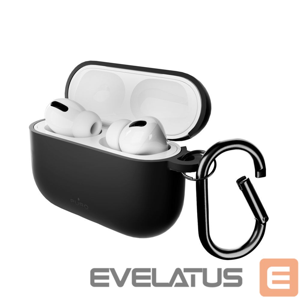 Back panel cover Puro Puro Icon Case for AirPods Pro 3 - Black