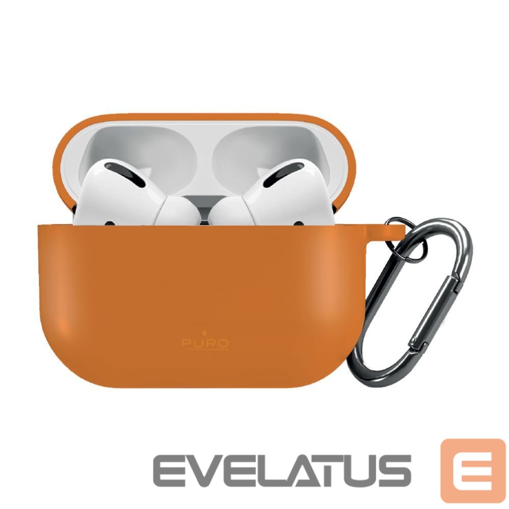 Back panel cover Puro Puro Icon Case for AirPods Pro 3 - Orange