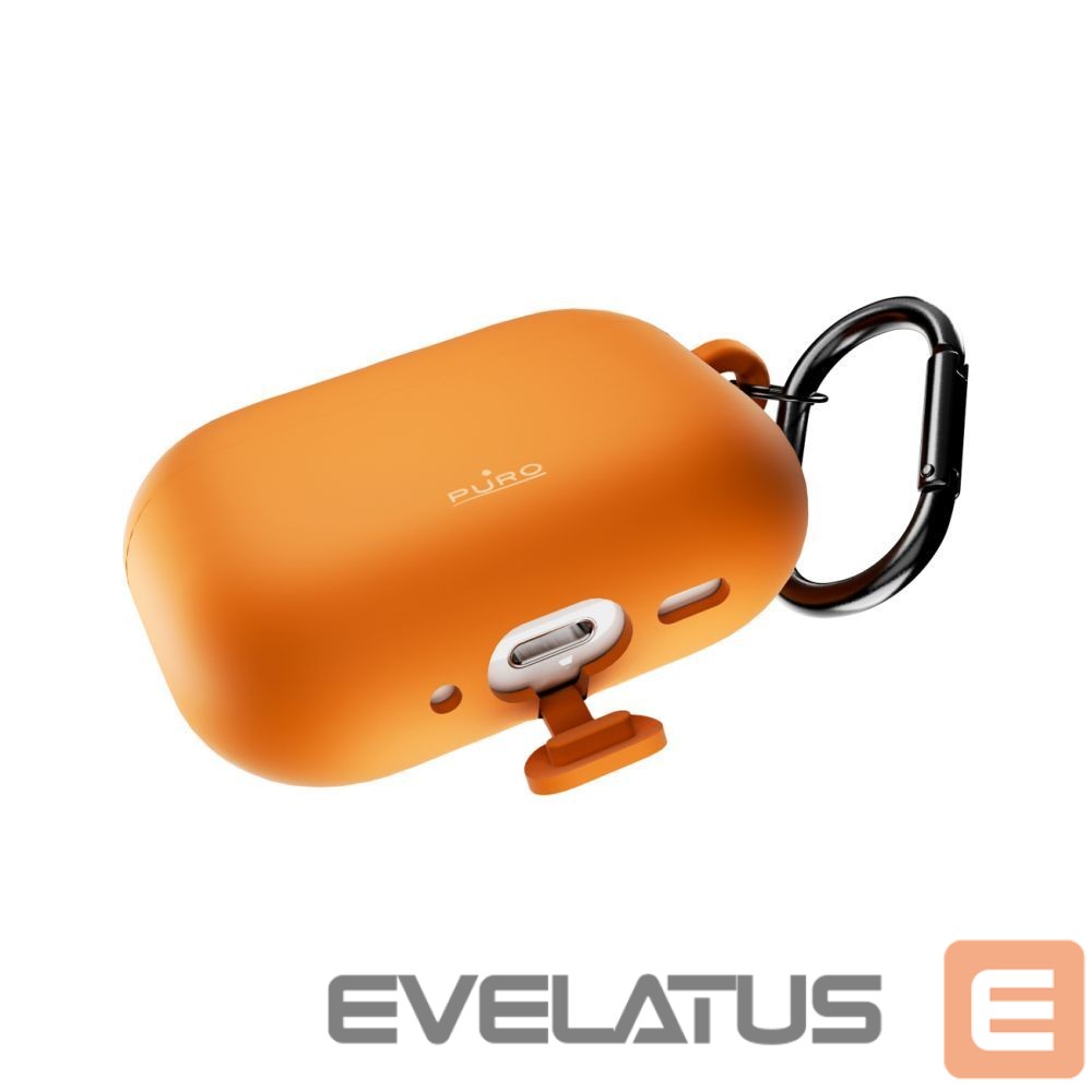 Back panel cover Puro Puro Icon Case for AirPods Pro 3 - Orange