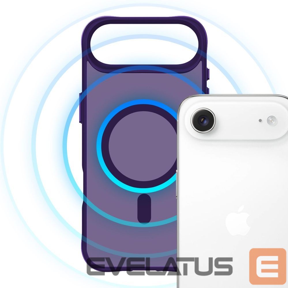 Back panel cover 3MK 3mk Smoke MagCase for iPhone Air - Purple