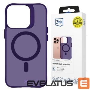 Back panel cover 3MK  3mk Smoke MagCase for iPhone 16 Pro - Purple 