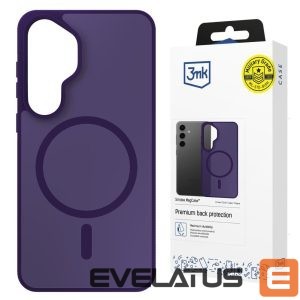 Back panel cover 3MK  3mk Smoke MagCase for Samsung Galaxy S25 - purple 