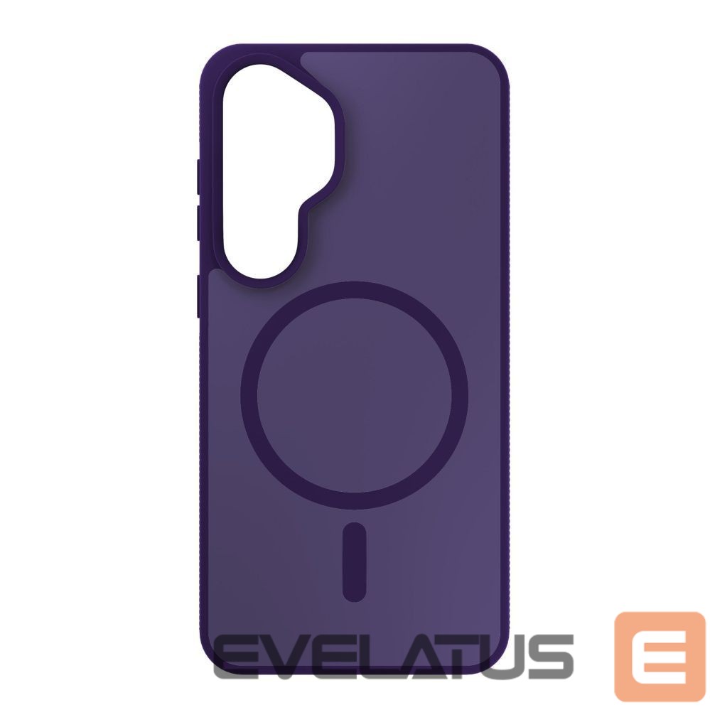 Back panel cover 3MK 3mk Smoke MagCase for Samsung Galaxy S25 - purple