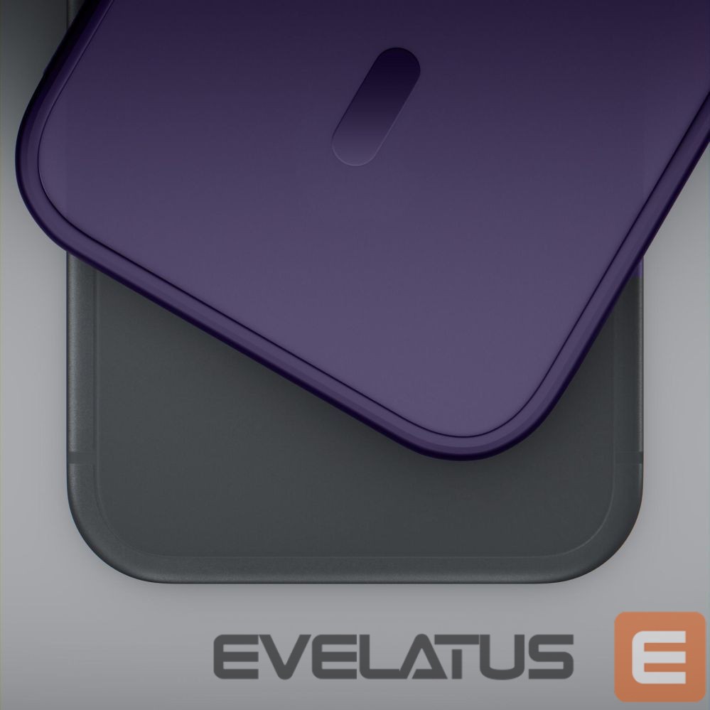 Back panel cover 3MK 3mk Smoke MagCase for Samsung Galaxy S25 - purple
