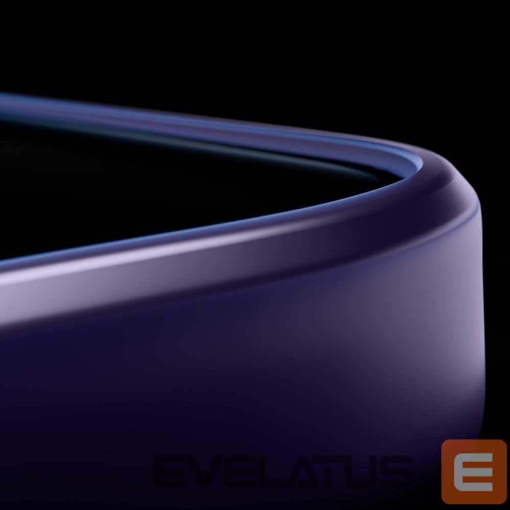 Back panel cover 3MK 3mk Smoke MagCase for Samsung Galaxy S25 - purple