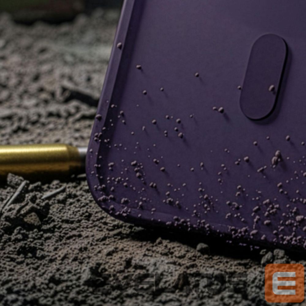 Back panel cover 3MK 3mk Smoke MagCase for Samsung Galaxy S25 - purple