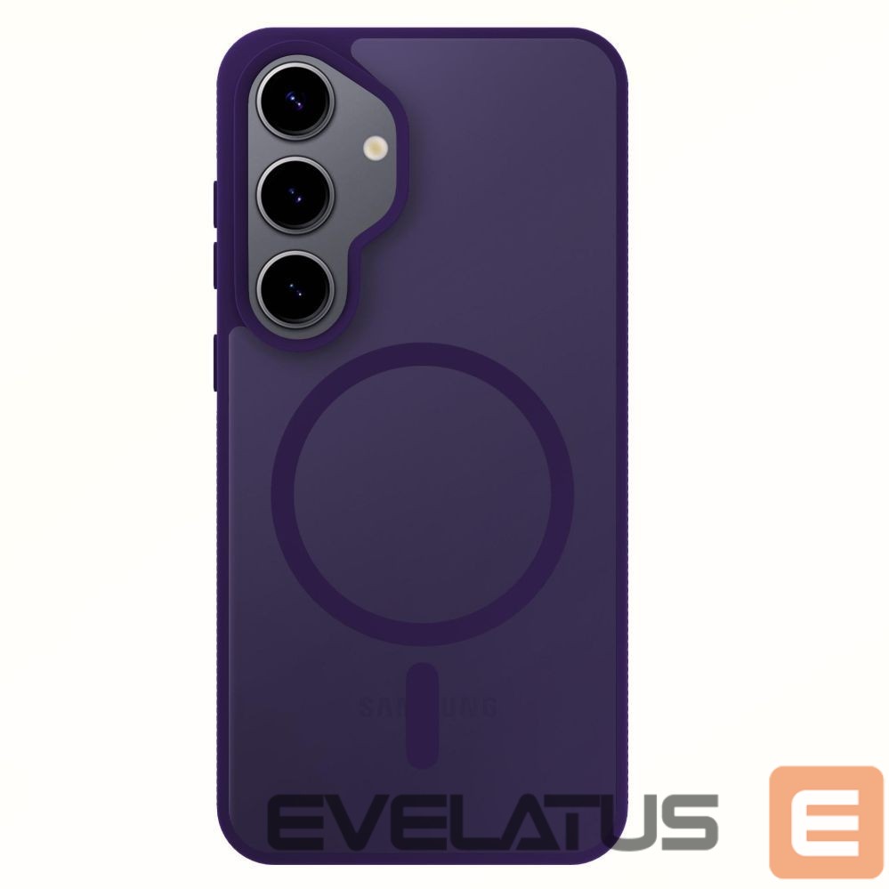 Back panel cover 3MK 3mk Smoke MagCase for Samsung Galaxy S25 - purple