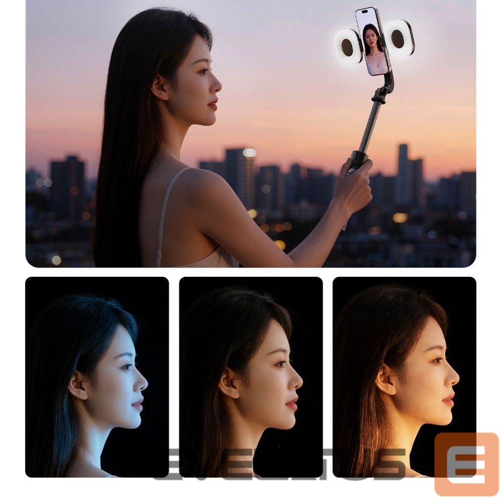 Camera accessory Orico Selfie stick Orico SPV90 aluminum mini tripod Bluetooth 360 degree rotation - black