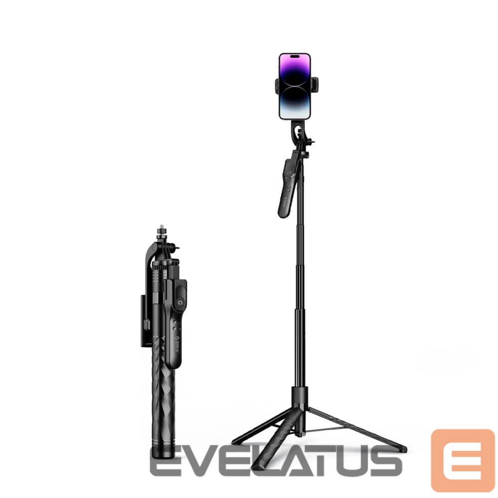 Camera accessory Orico Selfie stick Orico SPM175 tripod 1/4" for phone camera with 360 degree rotation Bluetooth 5.2 - black