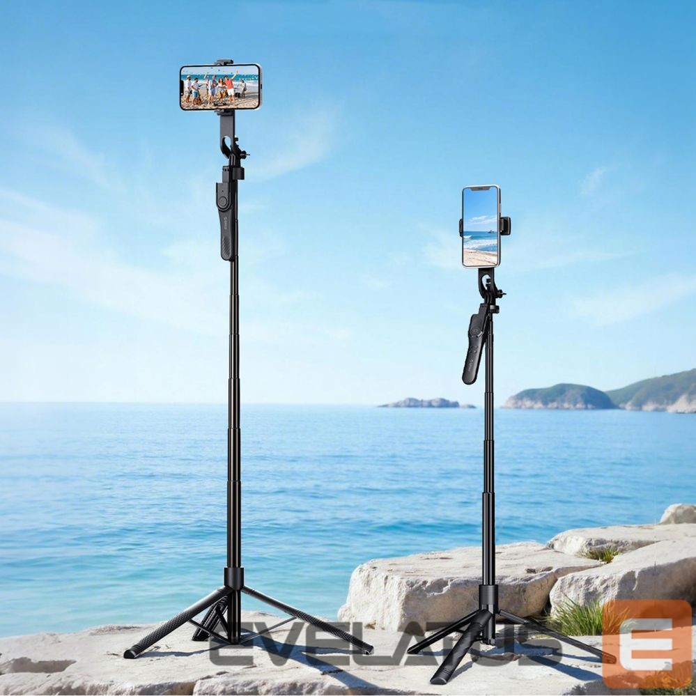 Camera accessory Orico Selfie stick Orico SPM175 tripod 1/4" for phone camera with 360 degree rotation Bluetooth 5.2 - black