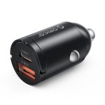 Adapter Orico  Orico MiniRing 30W USB-A + USB-C Car Charger - Black 