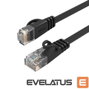 Cable Orico  Orico PUG-C6B CAT6 1000Mbps RJ45 Ethernet Network Cable, Flat LAN, 5m - Black 