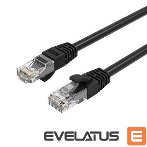 Cable Orico  Orico PUG-C6 CAT6 1000Mbps RJ45 Ethernet Network Cable LAN Round 3m - Black 