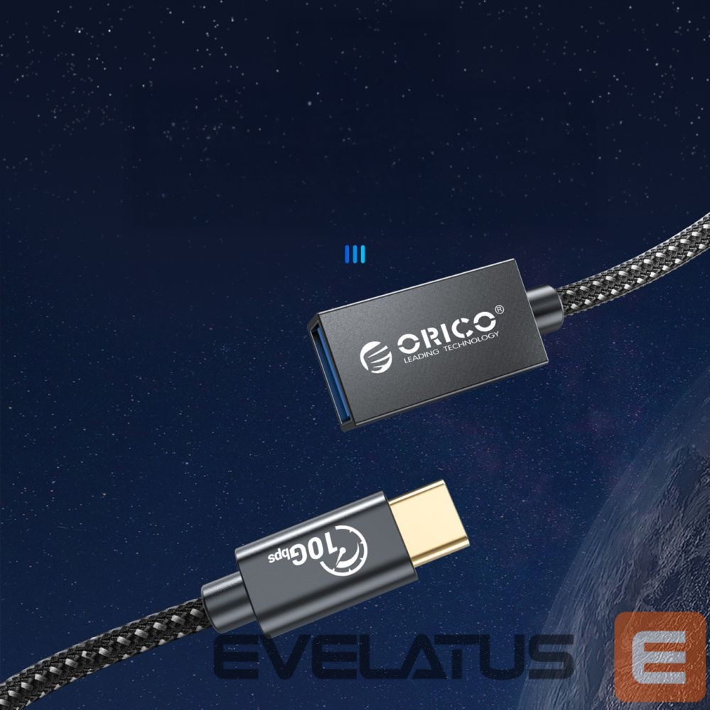 Converter Orico Orico CAF31 USB-C - USB-A 3.1 Gen 2 10Gbps 30cm OTG adapter - black