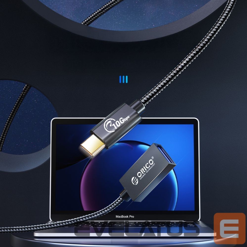 Converter Orico Orico CAF31 USB-C - USB-A 3.1 Gen 2 10Gbps 30cm OTG adapter - black
