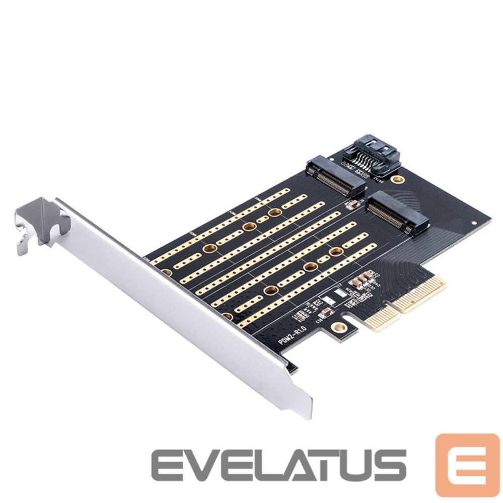 Other Computer Accessory Orico Orico PDM2 PCI-E 3.0 x4 Expansion Card for M.2 NVMe and SATA Drives - Black