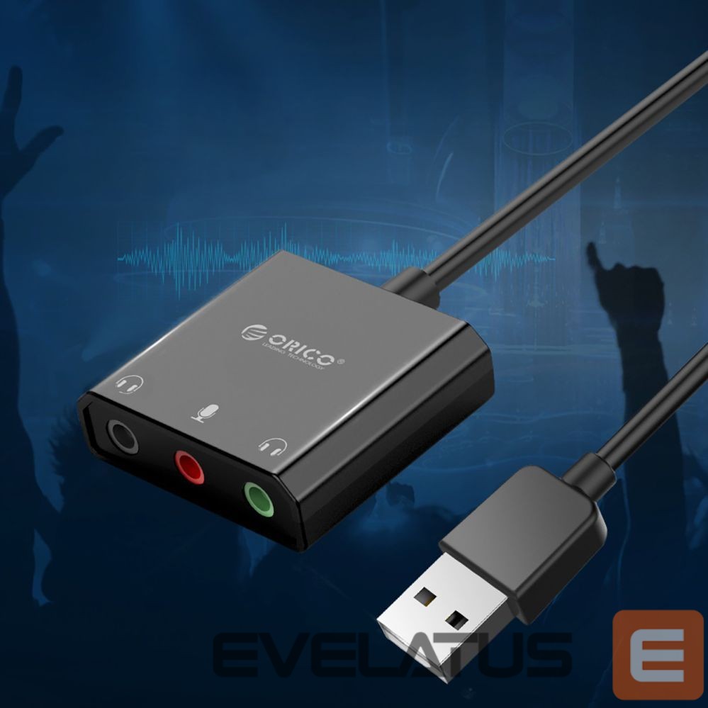 Other goods Orico Orico SKT3 USB-A External Sound Card - Black