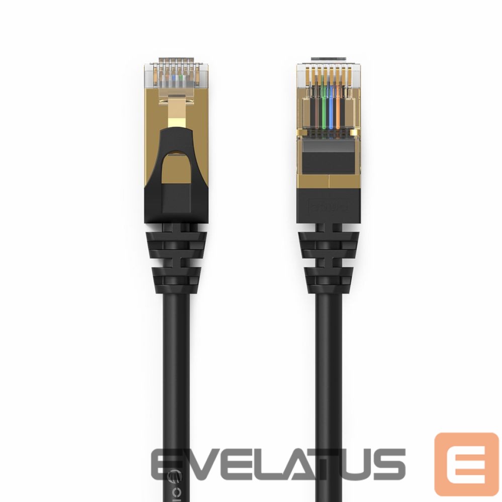 Cable Orico Orico PUG-C7 CAT7 10Gbps RJ45 Ethernet Network Cable Internet LAN Round 2m - Black