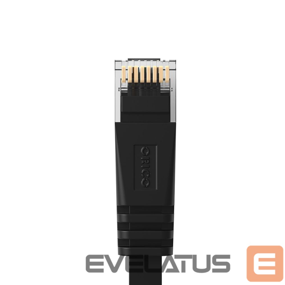 Cable Orico Orico PUG-C7B CAT7 10Gbps RJ45 Ethernet Network Cable Internet LAN Flat 3m - Black