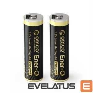 Accumulator Orico  Orico Ener-G EG5C lithium battery 1.5V 2100mWh AA USB-C rechargeable battery 2 pcs. 
