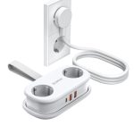 Other Computer Accessory Orico  Orico AP3 20W GaN 5in1 Power Strip 2x AC + 2x USB-A + 1x USB-C - White 