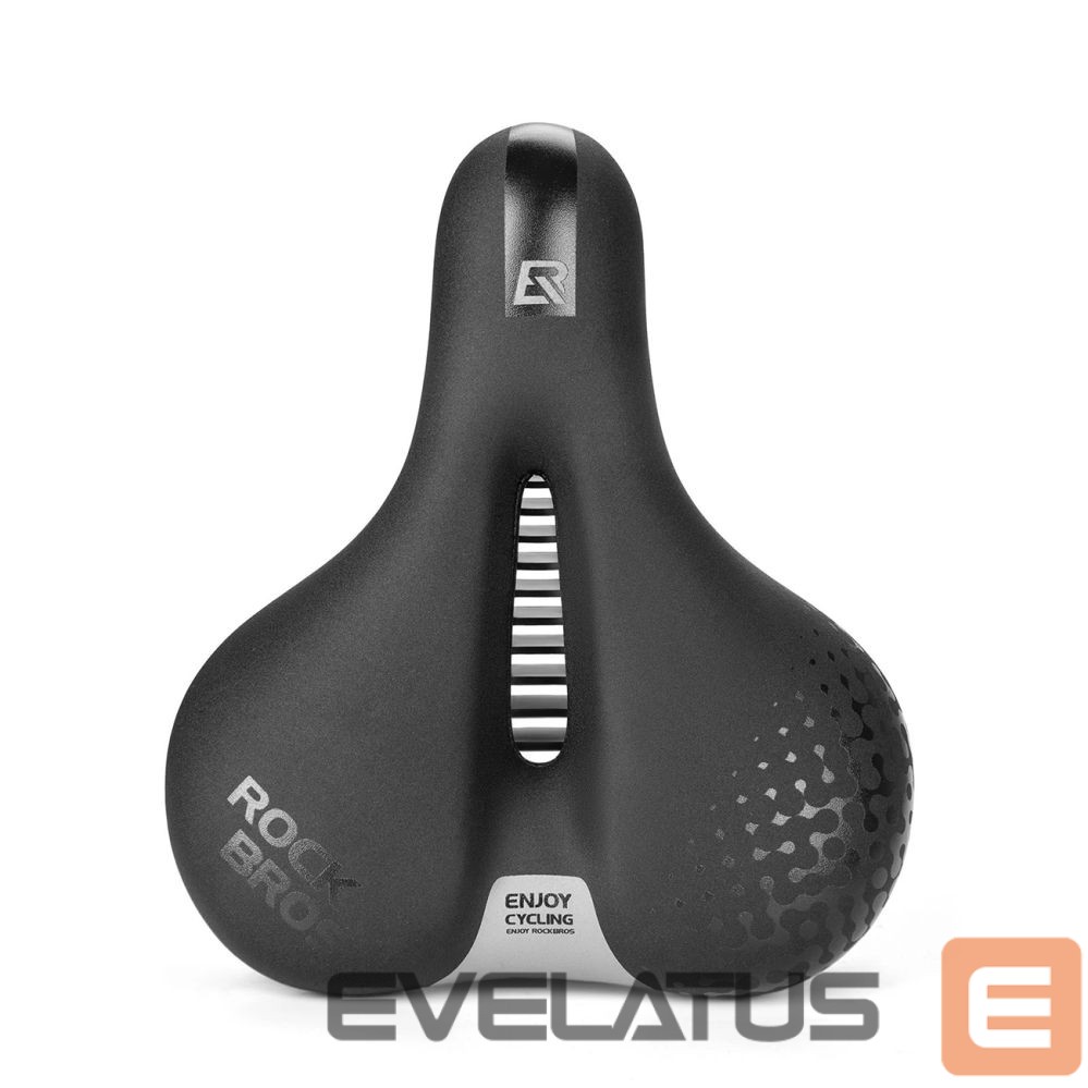 Bicycle accessory Rockbros Rockbros 6876 comfortable ergonomic bicycle saddle - black