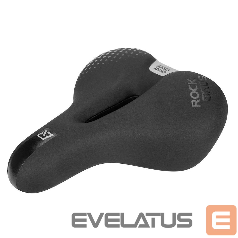 Bicycle accessory Rockbros Rockbros 6876 comfortable ergonomic bicycle saddle - black