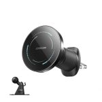 Cases Joyroom  Joyroom JR-ZS502 MagSafe Compatible Car Holder with Wireless Charger for Air Vent/Dashboard - Black 
