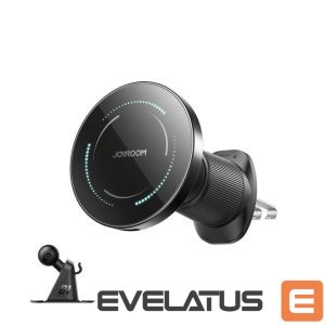 Cases Joyroom  Joyroom JR-ZS502 MagSafe Compatible Car Holder with Wireless Charger for Air Vent/Dashboard - Black 