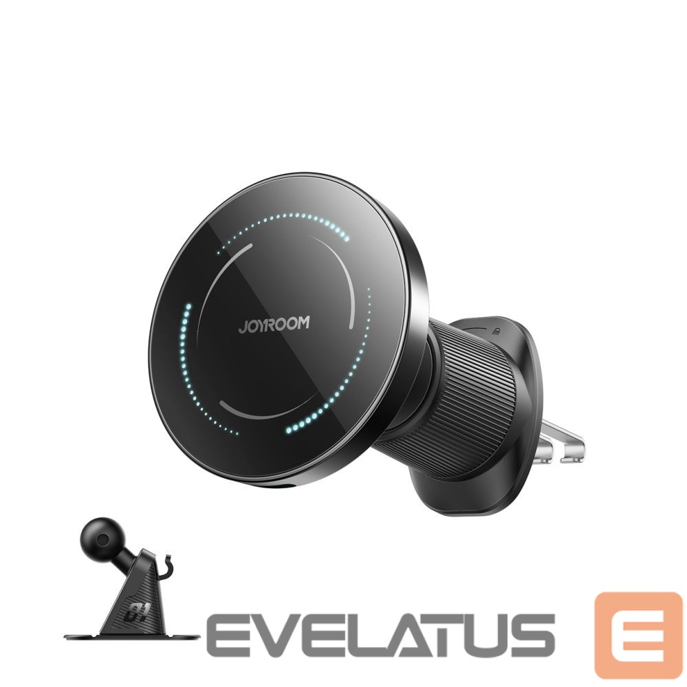 Cases Joyroom Joyroom JR-ZS502 MagSafe Compatible Car Holder with Wireless Charger for Air Vent/Dashboard - Black